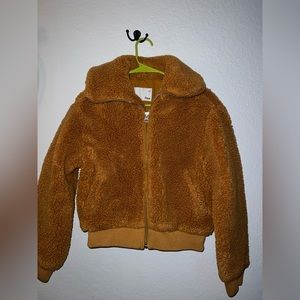 Wilfred free cropped teddy jacket